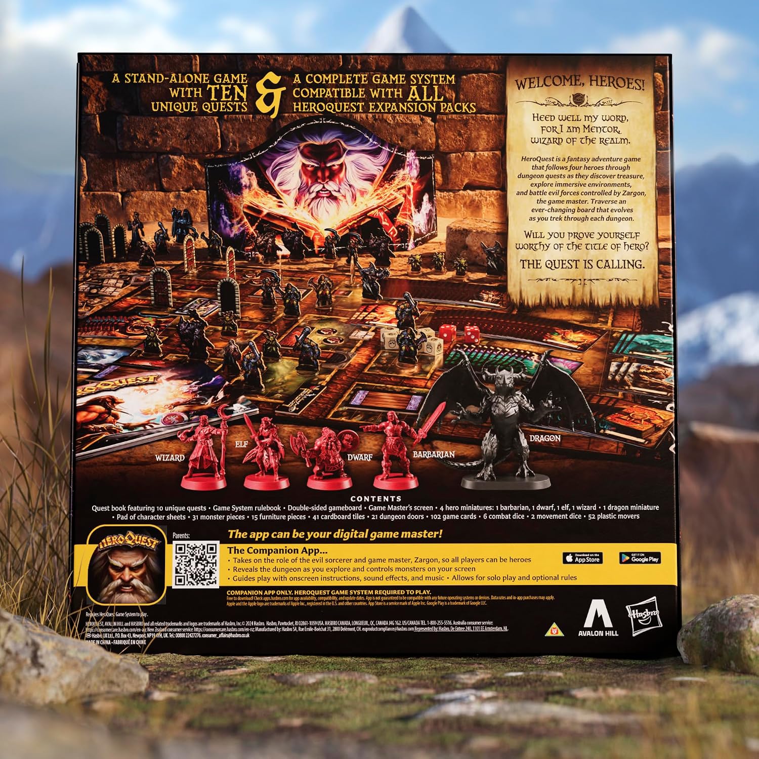 Detalle de Avalon Hill HeroQuest First Light Game System board game (English Version)