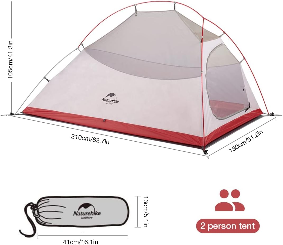 Thumbnail 1 de Naturehike Cloud Up 2: Tenda leggera 2 persone per trekking 3-4 stagioni