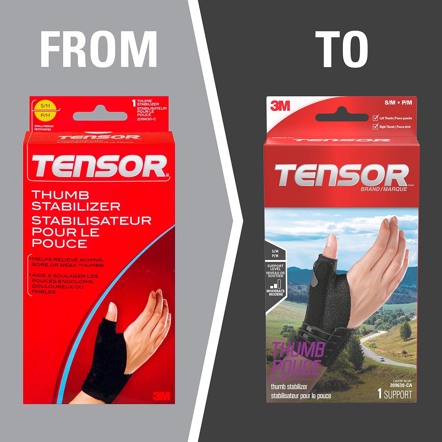 Thumbnail 5 de Tensor 7100104356 Thumb Stabilizing Brace, S/M, Adjustable Fabric Support