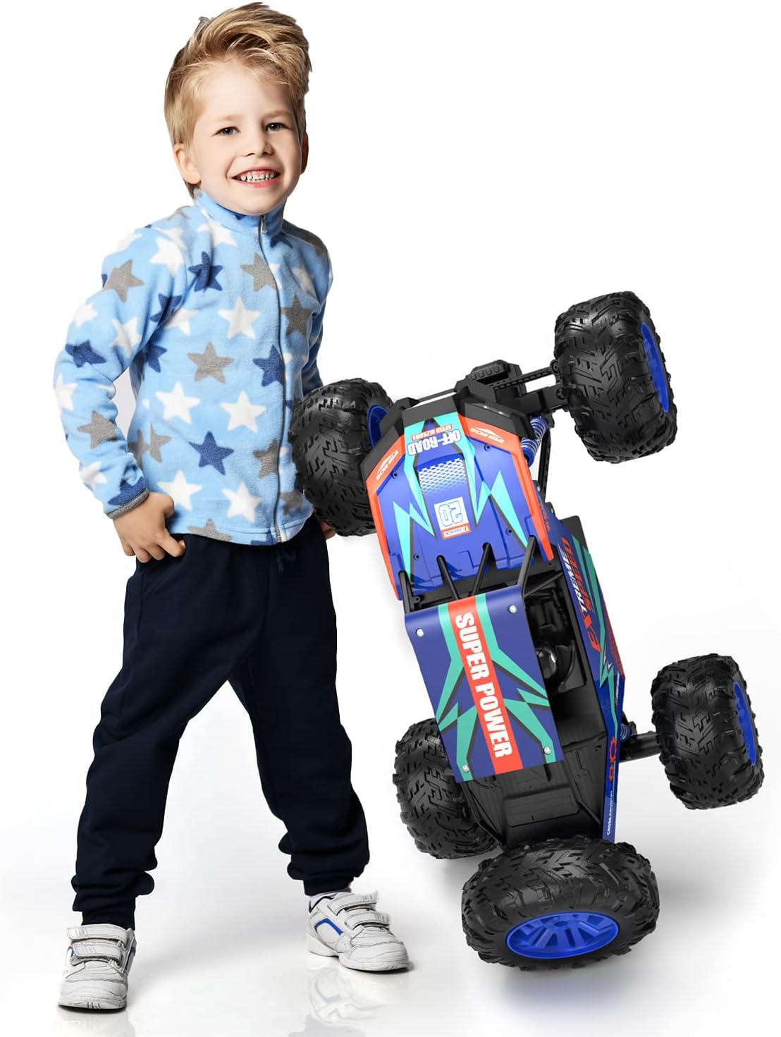 DEERC Large 1:8 Scale Monster Truck RC Car 2.4Ghz