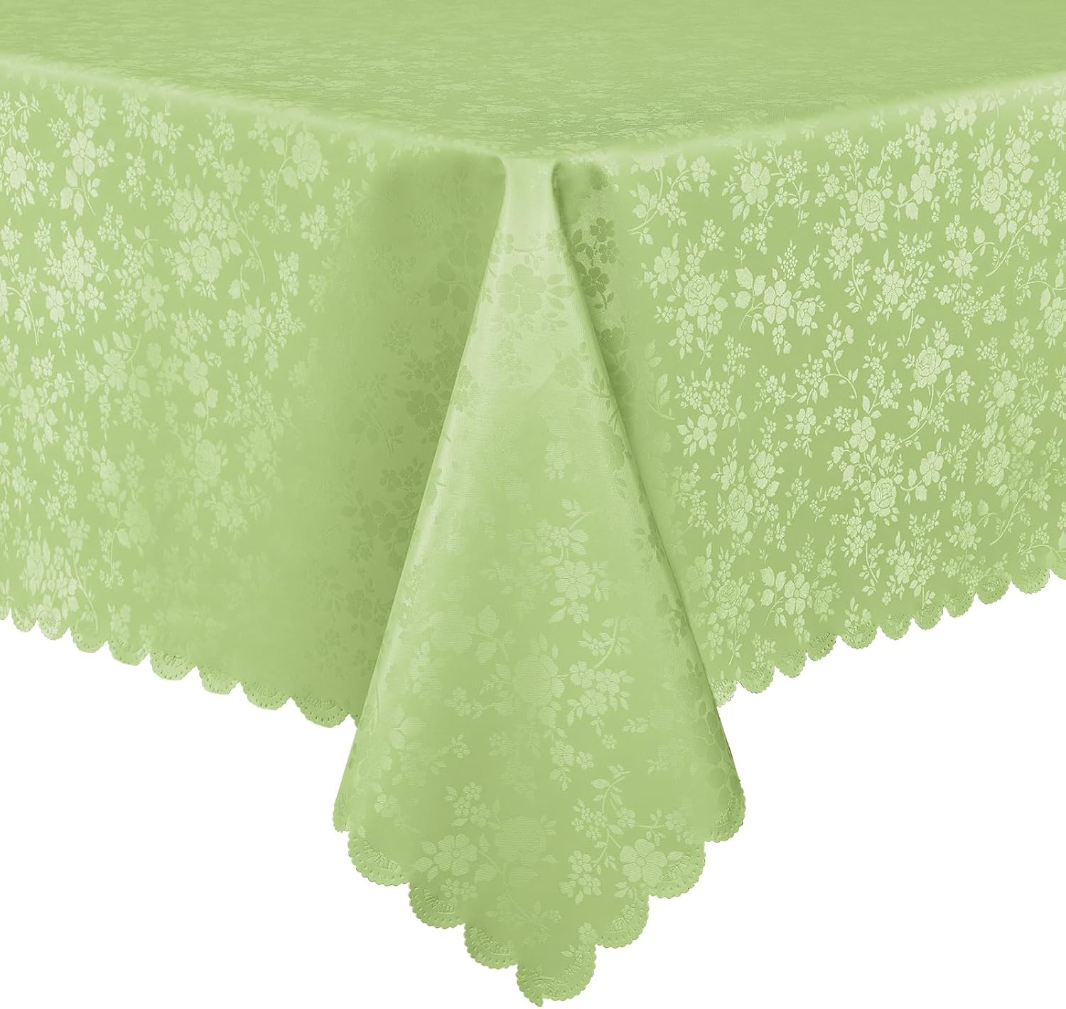 Thumbnail 6 de Smiry Round Table Cloth, 70" x 70" White Waterproof Heavy-Duty Vinyl Cover