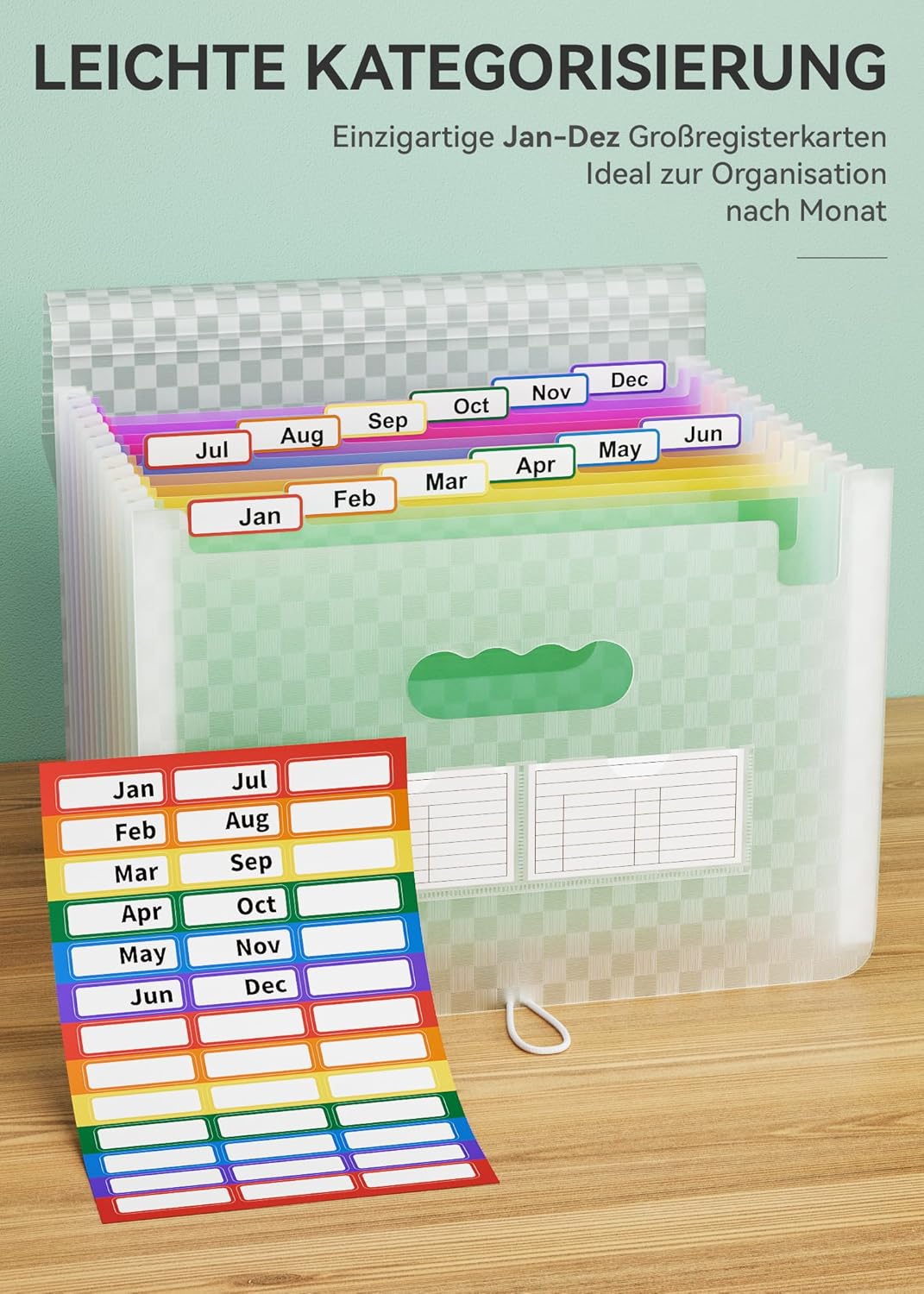 Thumbnail 3 de ABC life Dokumentenmappe 13 Fächer 📁