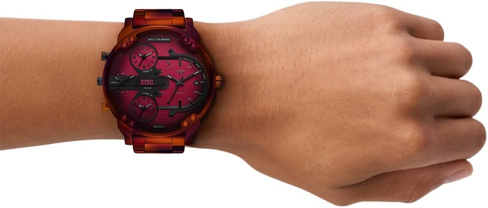Thumbnail 1 de Diesel Orologio Mr. Daddy da uomo – movimento quarzo a tre lancette con cinturino in acciaio inox