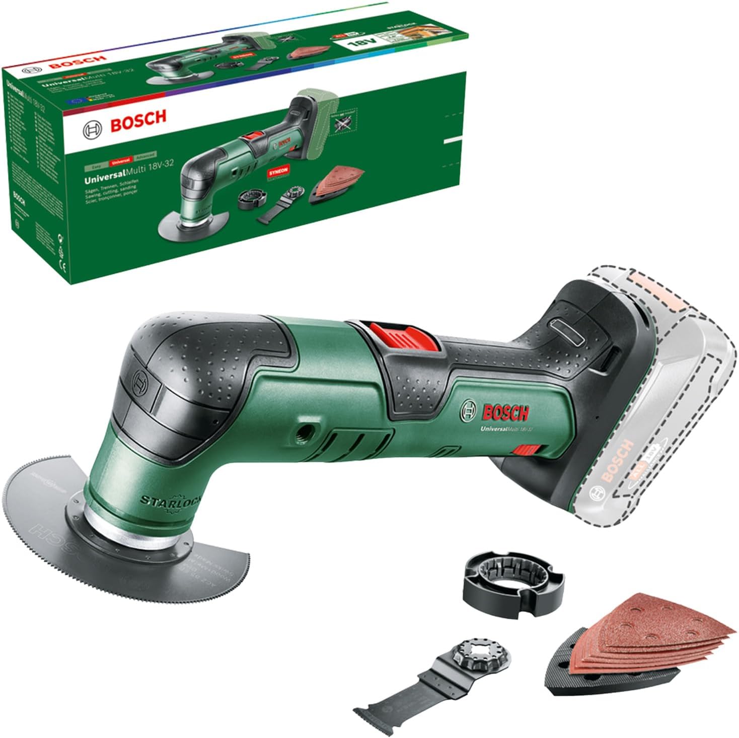 Detalle de Bosch UniversalMulti Multifunktionswerkzeug 18V đź›