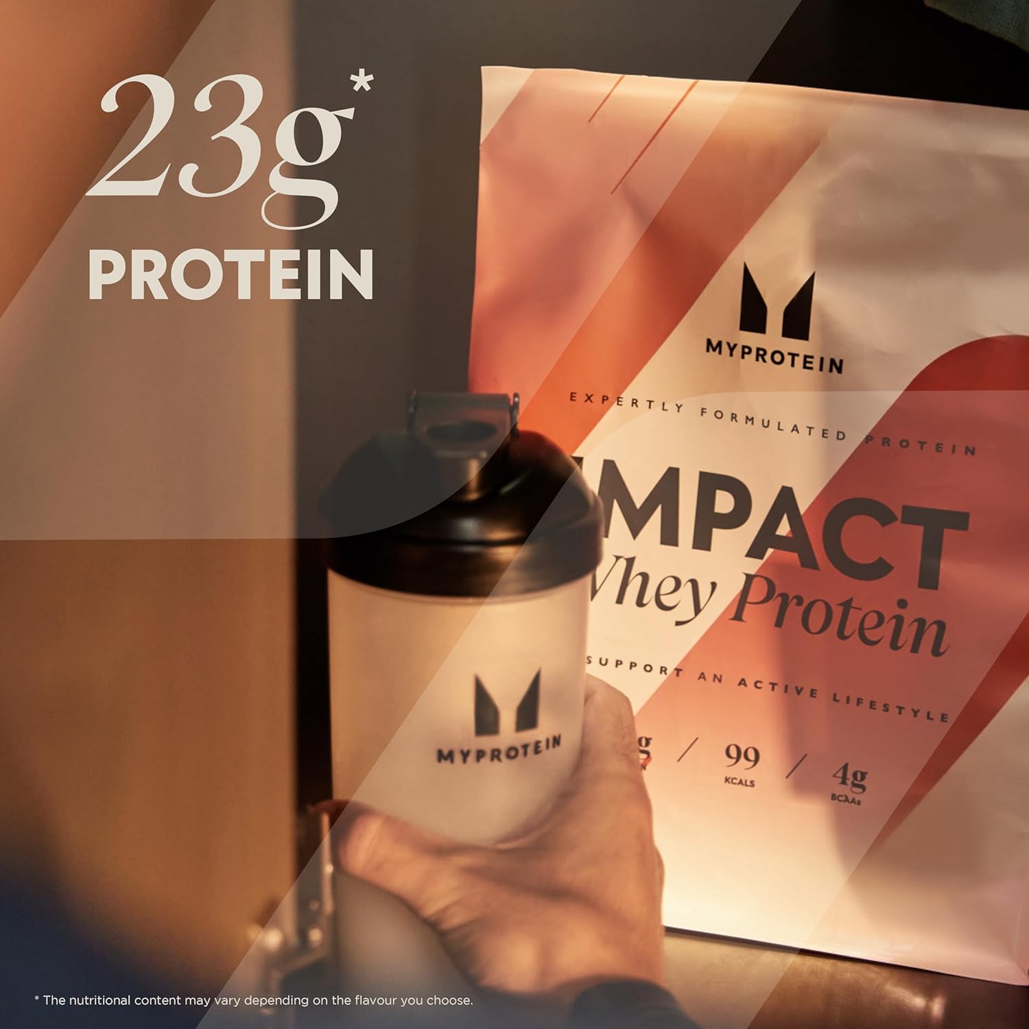 Detalle de My Protein Impact Whey Protéine sans Saveur 1 kg — 21 g de protéine par portion, sans arômes