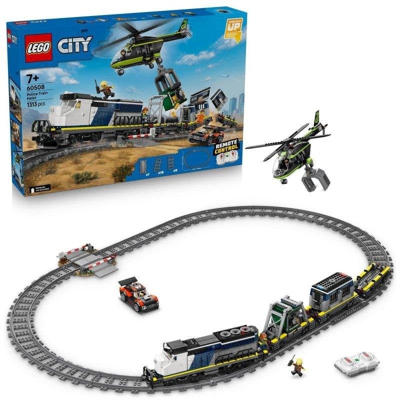 LEGO City Trains Asalto al Tren de Policía 60508