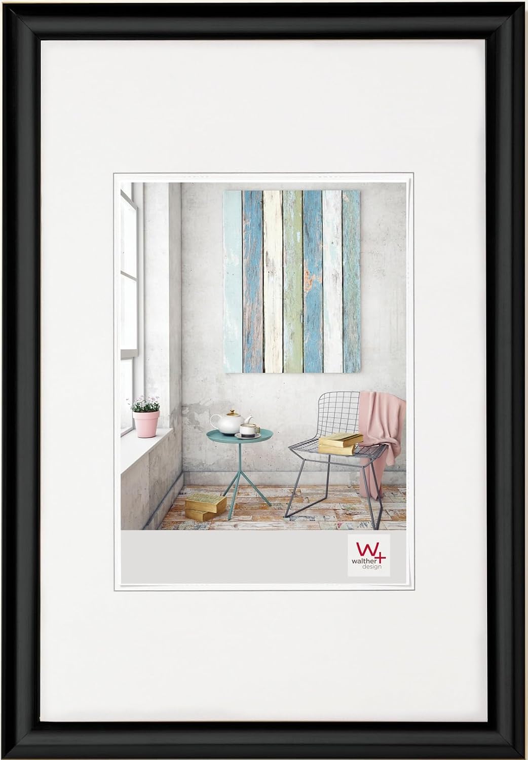 Thumbnail 2 de Walther Design Cadre Photo noir 20 x 30 cm – Double pack Trendstyle KP030BD