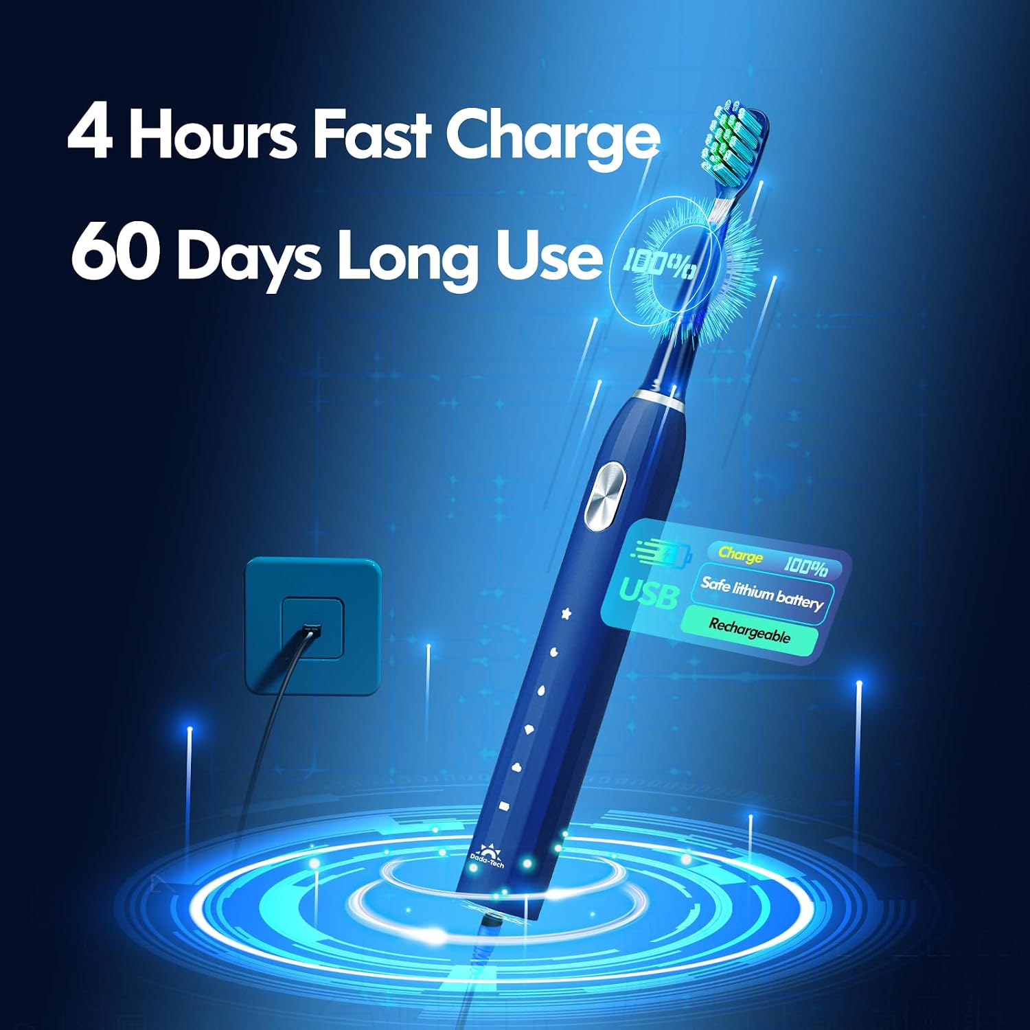Thumbnail 5 de Electric Toothbrush Sonic 40000 VPM