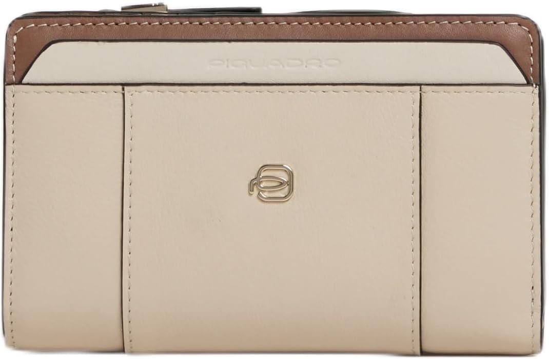 Detalle de PIQUADRO Portafogli da donna con portamonete: stile, capacità e RFID