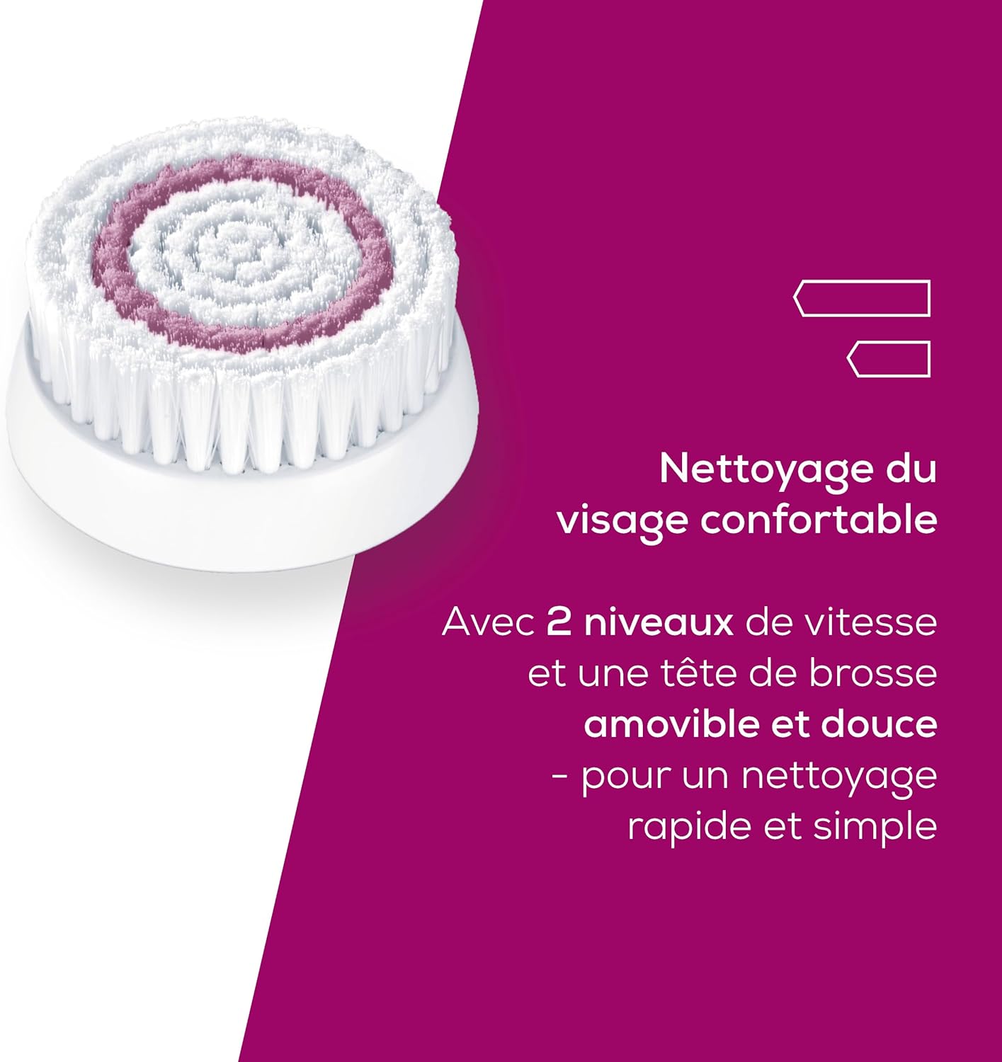 Thumbnail 3 de Beurer FC 45 brosse nettoyante visage 2 vitesses étanche ⛲