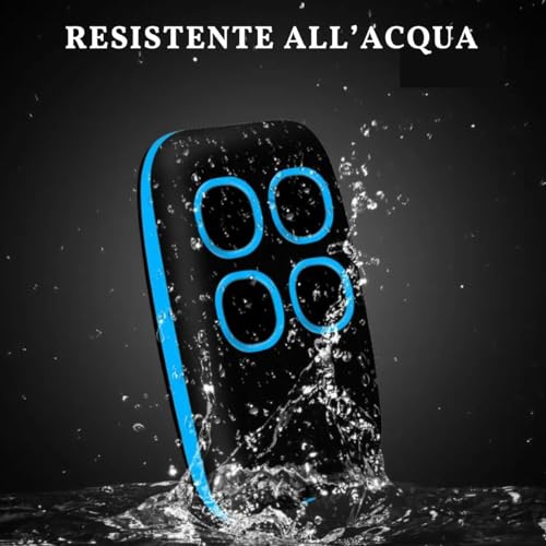 Detalle de Telecomando Cancello Universali 4 in 1 Soleilx – Rolling Code multi‑frequenza 280–868 MHz