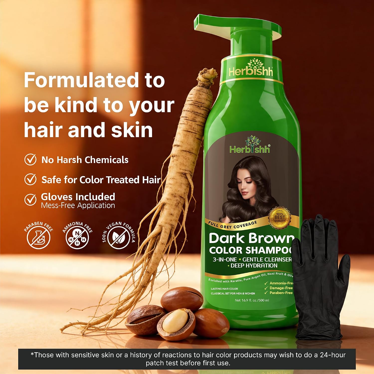 Thumbnail 3 de Herbishh Magic Dye Shampoo, 500ml ⚙
