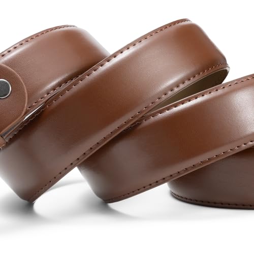 Detalle de maikun Men's Belt, 41-inch Length with Black Alloy Buckle