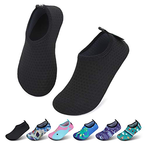 Detalle de SAGUARO Kinder Badeschuhe Aquaschuhe – schnell trocknend, atmungsaktiv, rutschfeste Sohle (Gr. 32/33 EU)