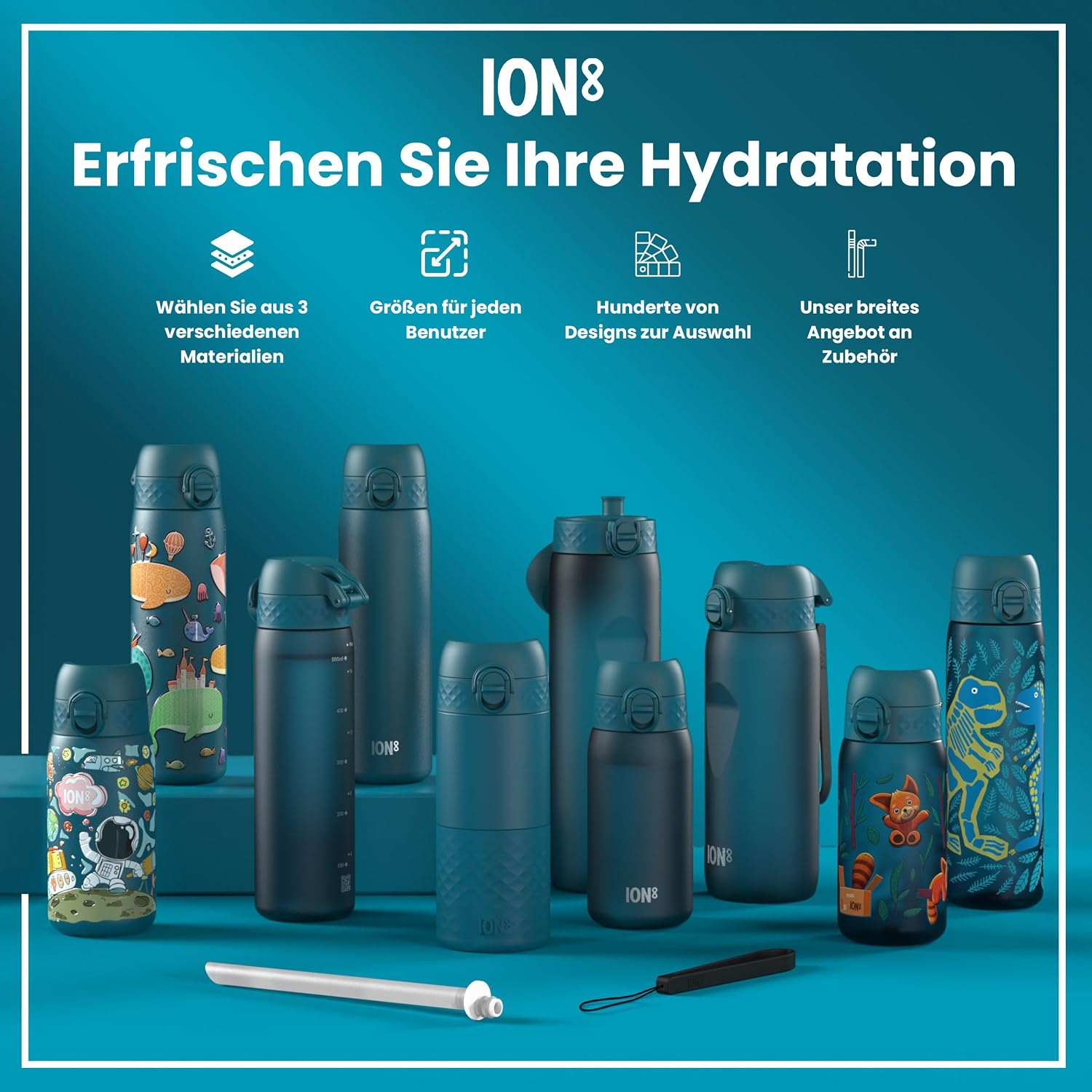 Thumbnail 6 de ion8 Kinder Trinkflasche 400 ml 🚰