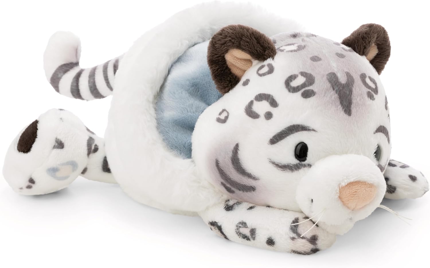 Detalle de NICI Kuscheltier Schneeleopard Eleni Snowbell 45cm – weiß | Weiches Plüschtier zum Kuscheln & Schenken