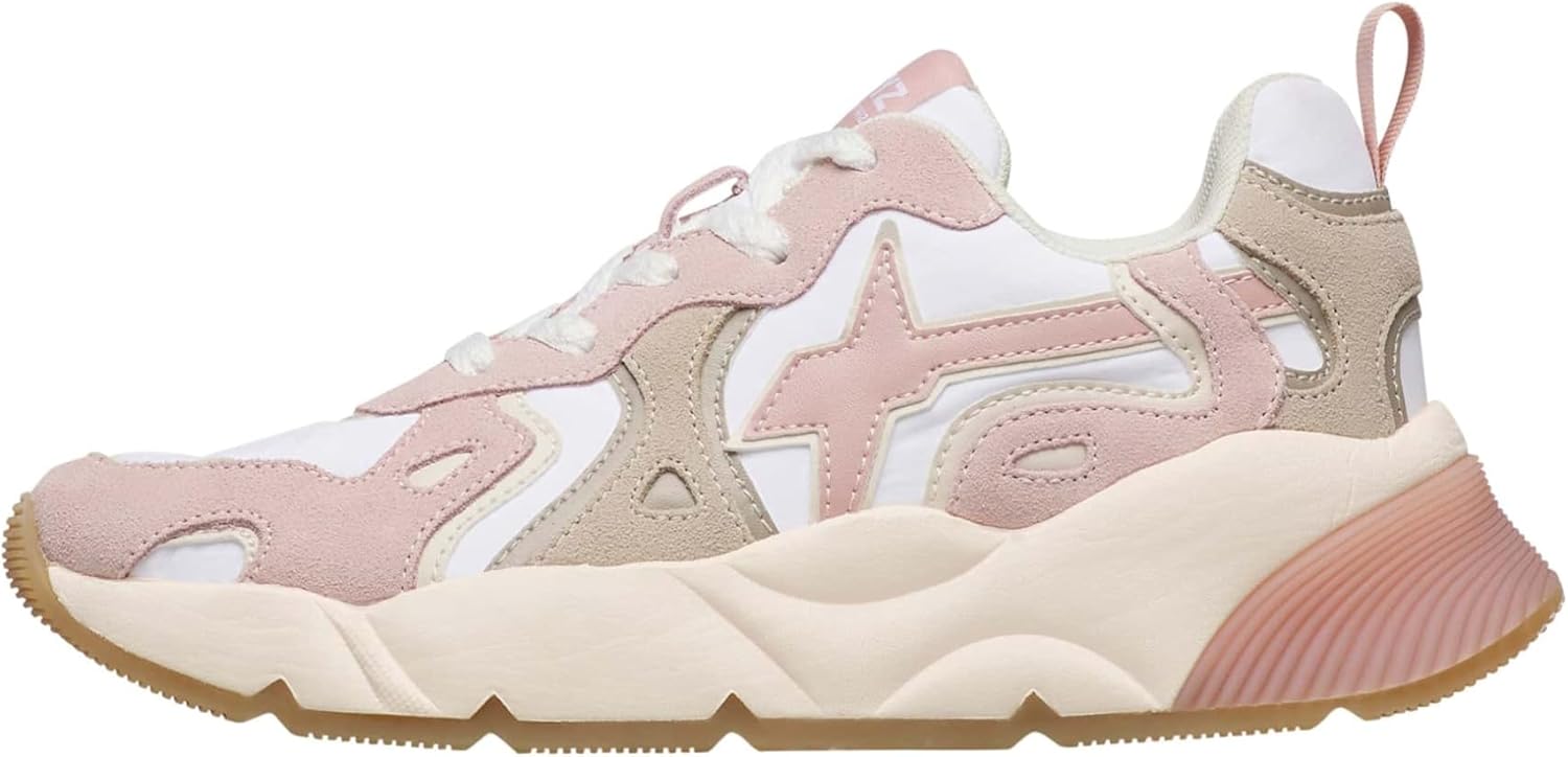 Detalle de w6yz Sneakers en Daim et Tissu Technique – allier élégance et confort au quotidien