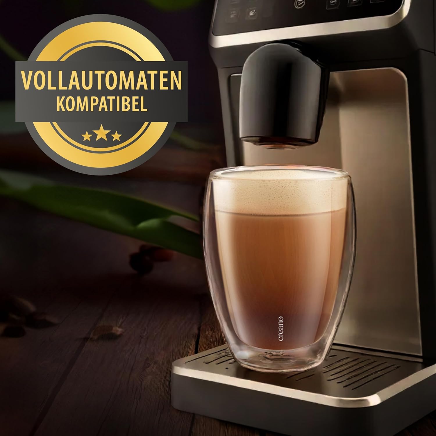 Thumbnail 6 de Creano PREMIUM doppelwandige Trinkgläser 250 ml 4er Set