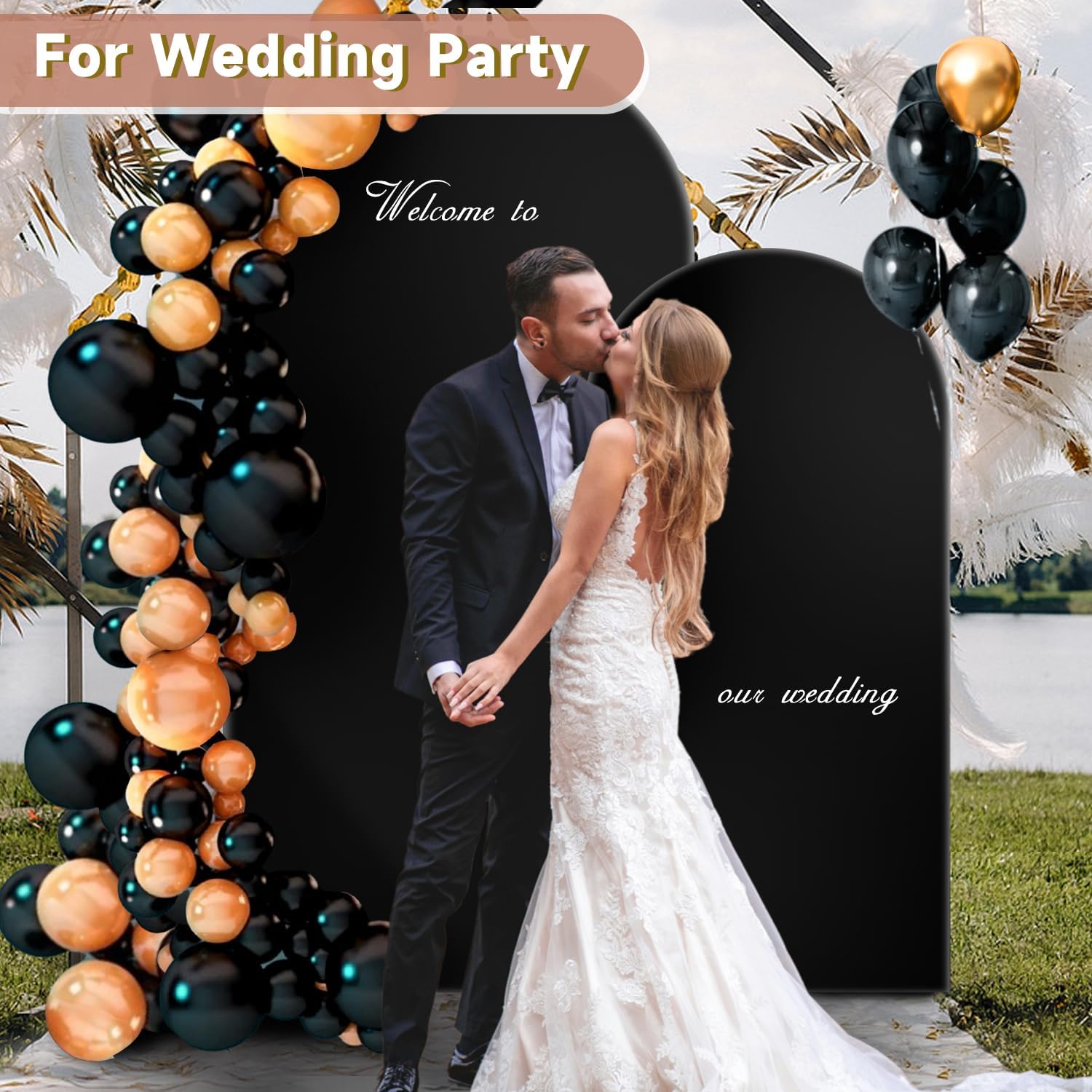 Thumbnail 6 de HEMMOTOP 7.2 ft Arch Backdrop Cover