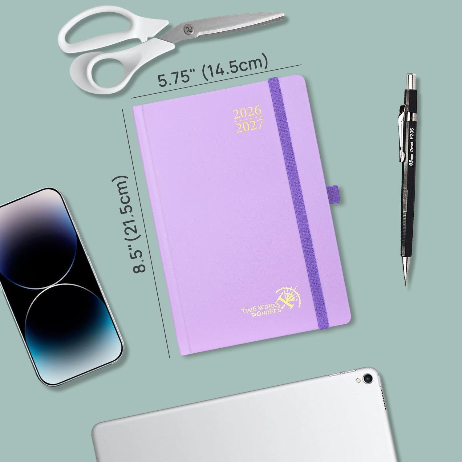 Detalle 2 de POPRUN Daily Planner, 5.75" x 8.5