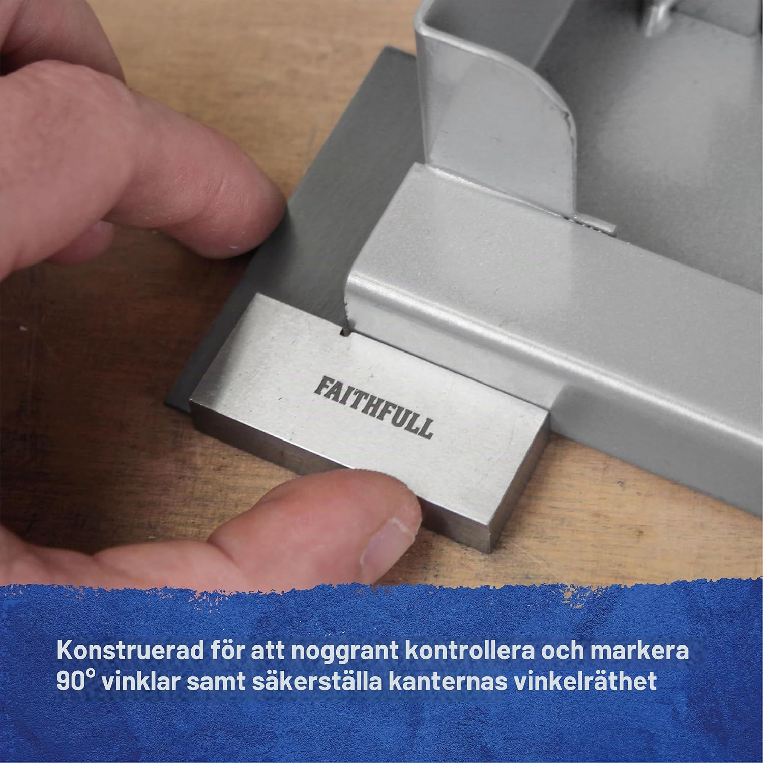 Detalle de Faithfull FAIES2 ingenjörsvinkel 50 mm med precisionsslipat, härdat stålblad