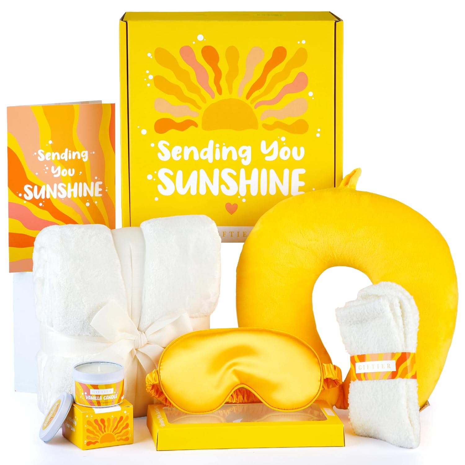 Sunshine Box Care Package Memory Foam Pillow