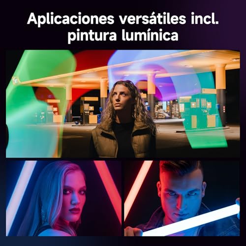 Detalle 2 de Rollei Lumis Glow lampada LED RGB 256 colori per fotografia
