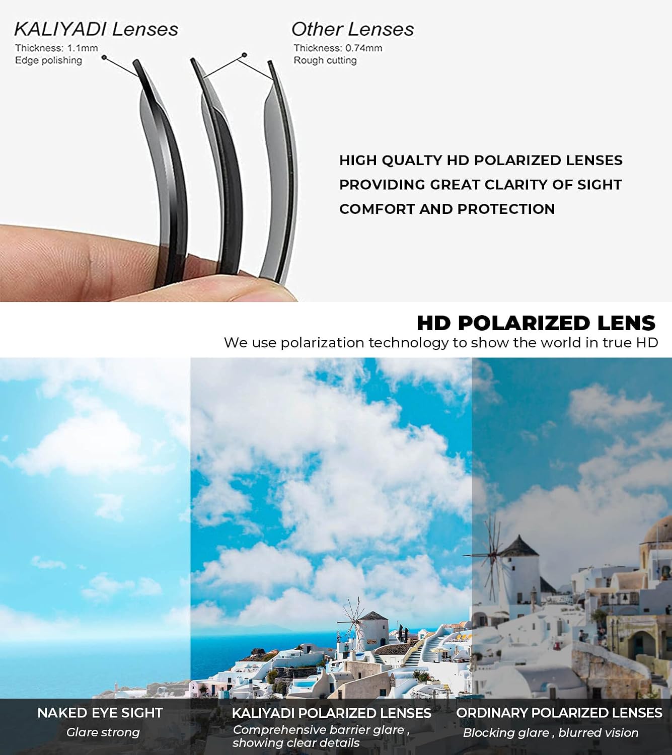 Thumbnail 5 de KALIYADI Polarized Sunglasses 3-Pack 🎨