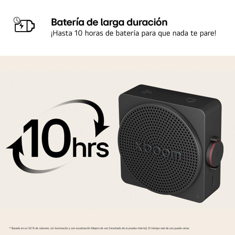 Thumbnail 2 de LG Xboom Mini: altavoz portátil IP67 con Bluetooth 5.4, 5 W y AI Sound