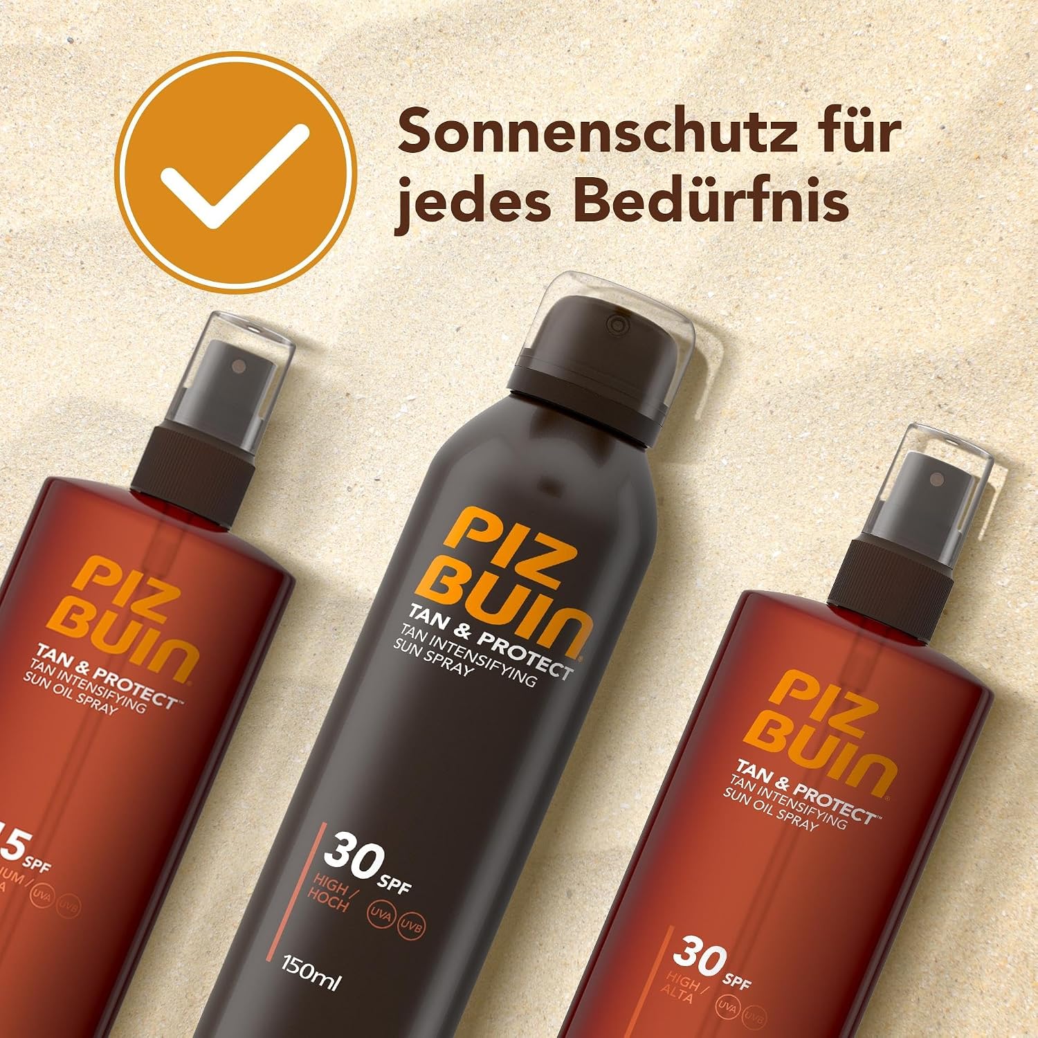 Detalle de PIZ BUIN Tan & Protect Tan Intensifying Sun Oil Spray SPF 30 – 150 ml