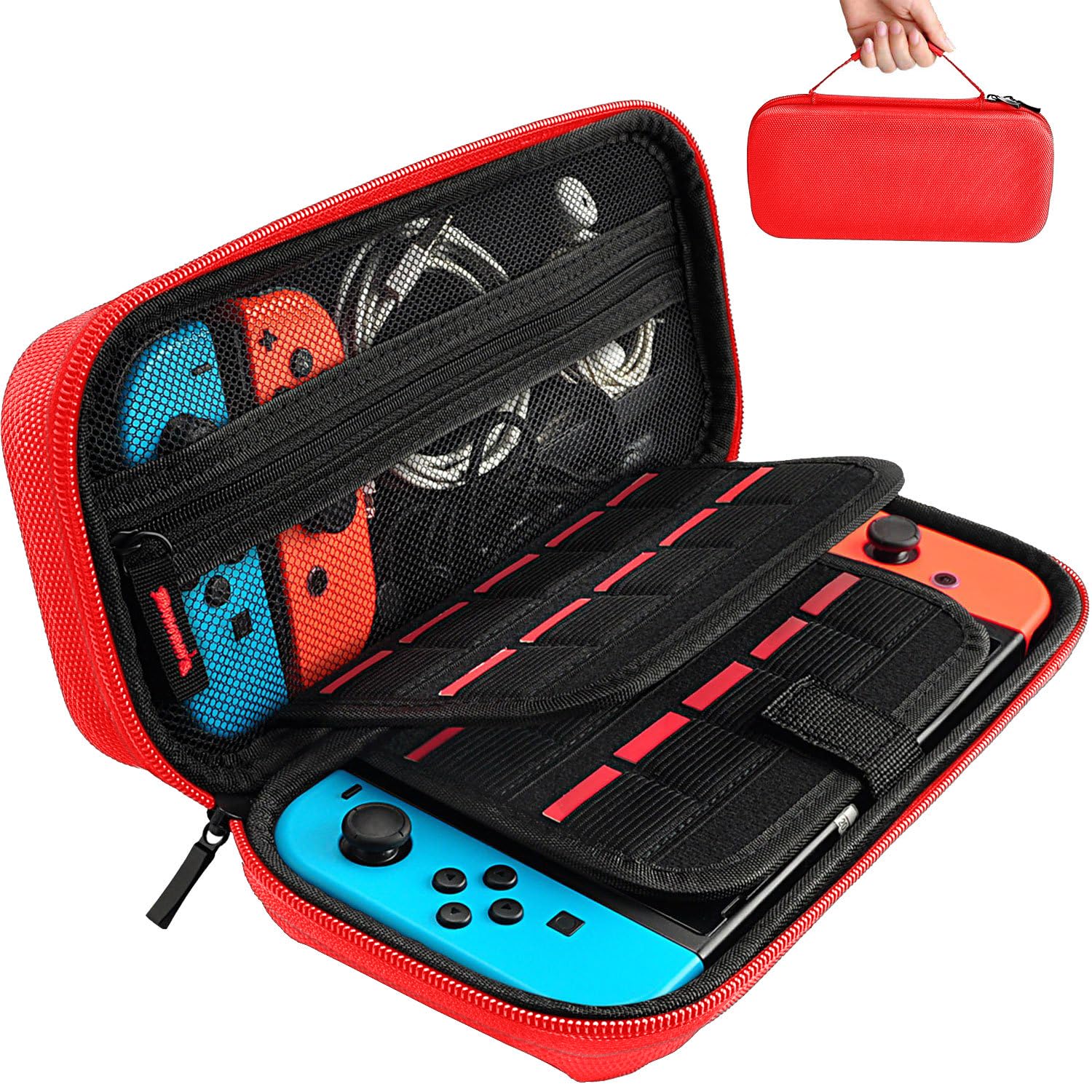 Detalle de daydayup Switch Carrying Case 24 Slots