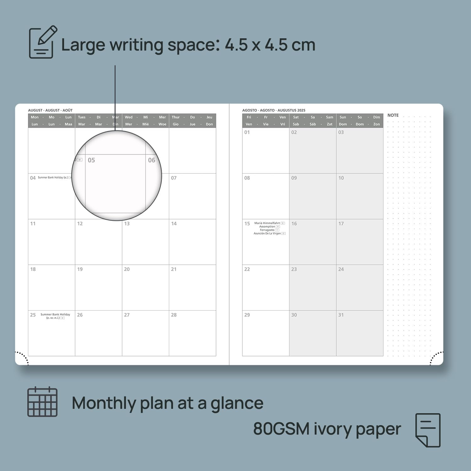 Thumbnail 3 de POPRUN Academic Diary 2025-2026 Large planner 📔