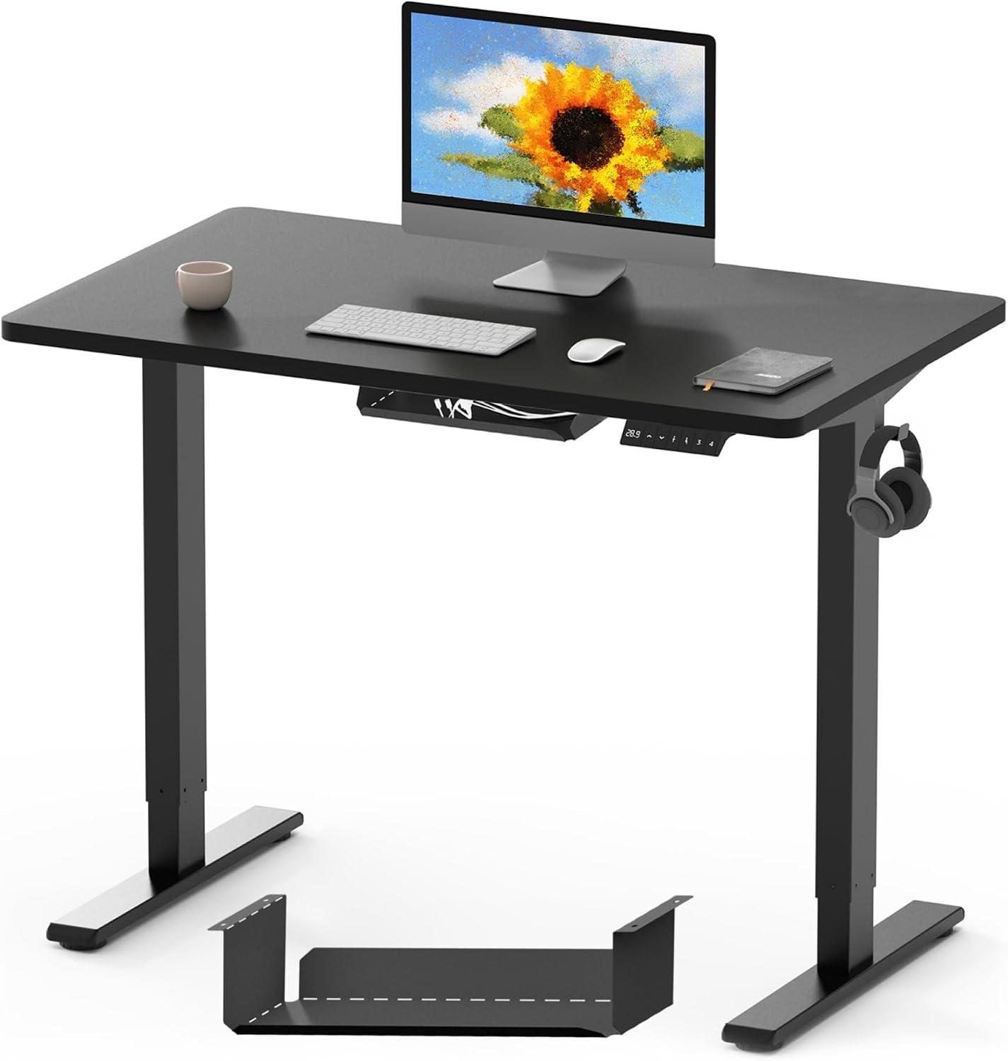 Detalle de FLEXISPOT EN1B-4024-NL03 elektrisch zit-sta-bureau 100 x 60 cm