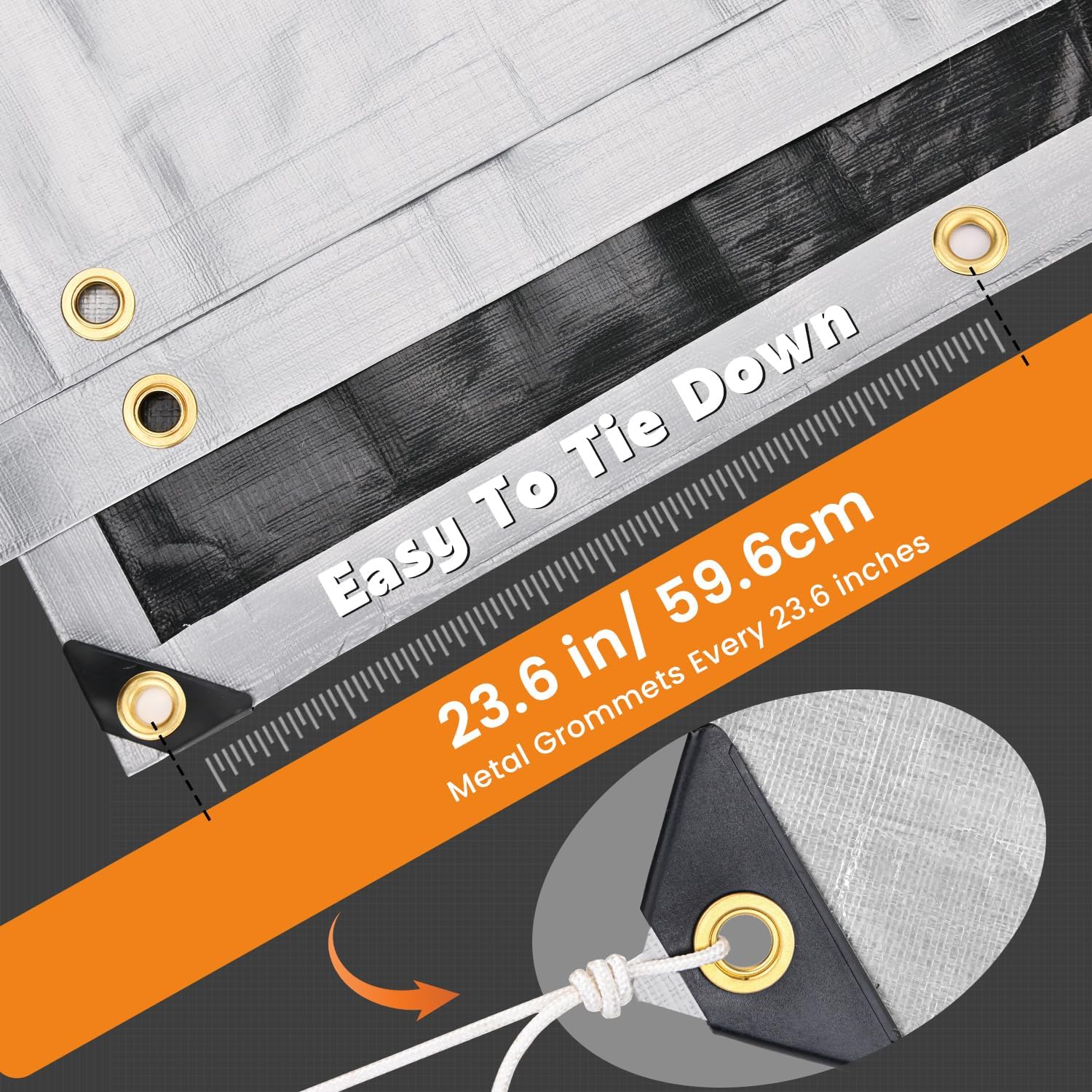 Thumbnail 4 de Keten Tarps 10x20 Heavy Duty Outdoor Tarp