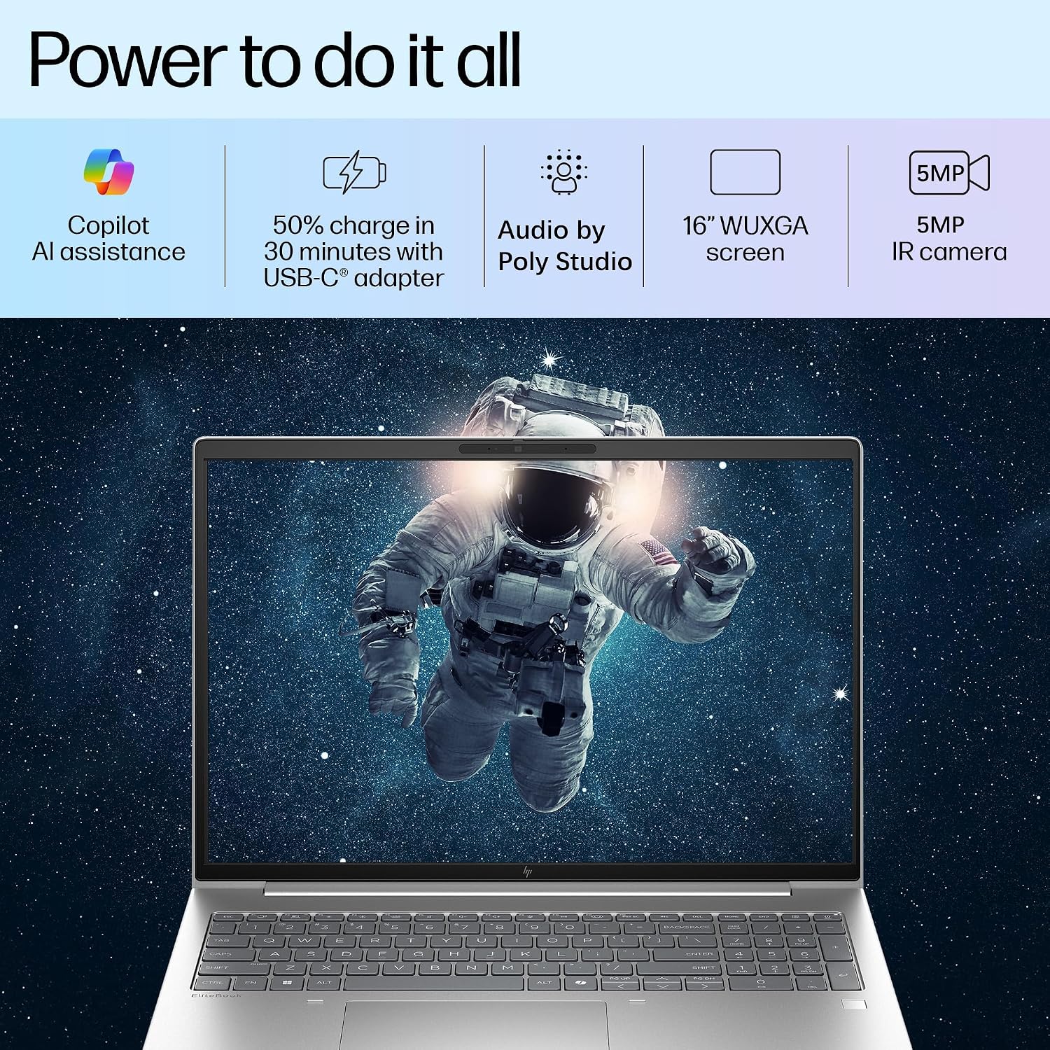 Thumbnail 2 de HP EliteBook laptop 16-inch