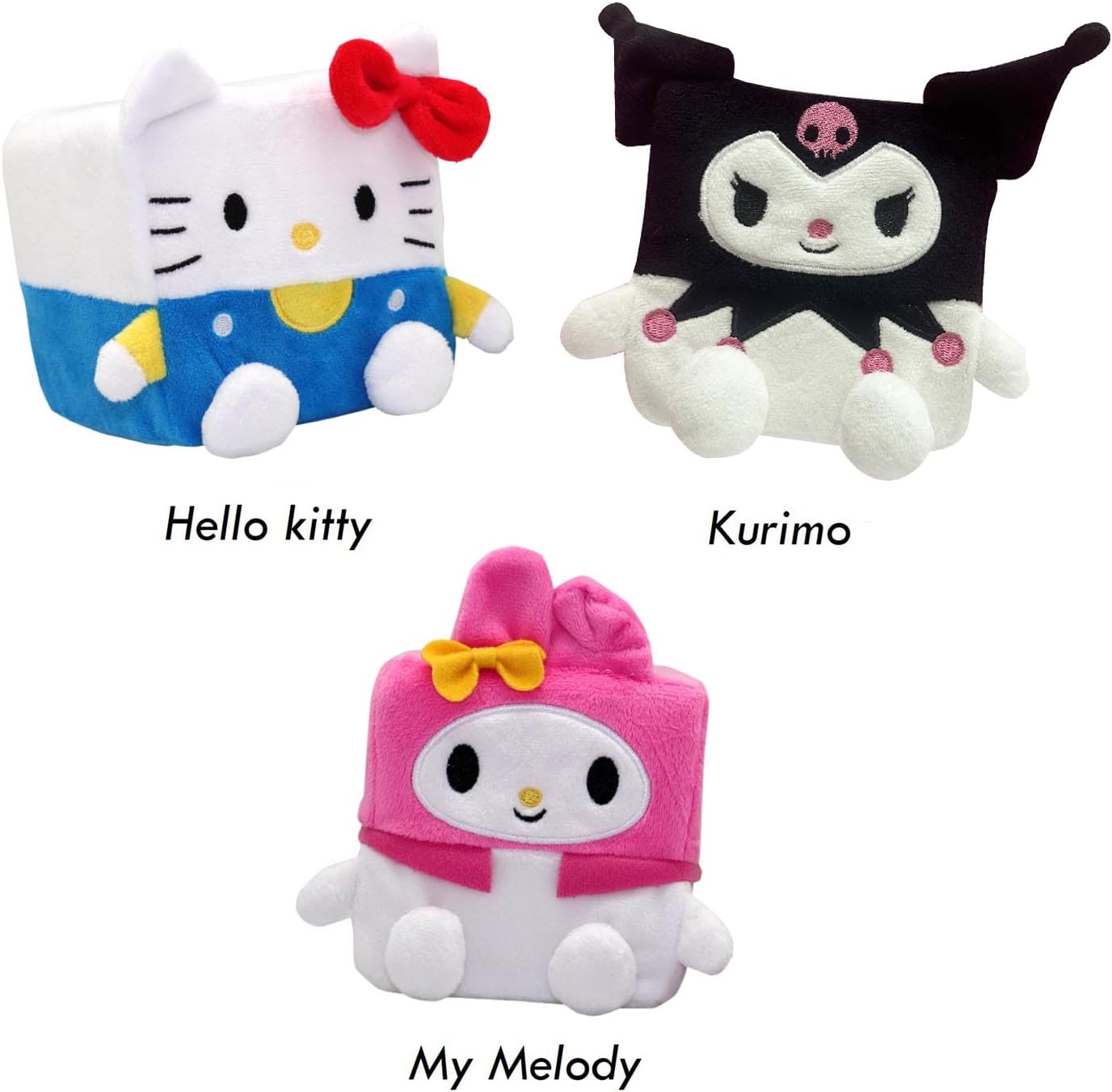 Thumbnail 4 de Hello Kitty Cubeez My Melody – Peluche carrée de 10 cm, dès la naissance