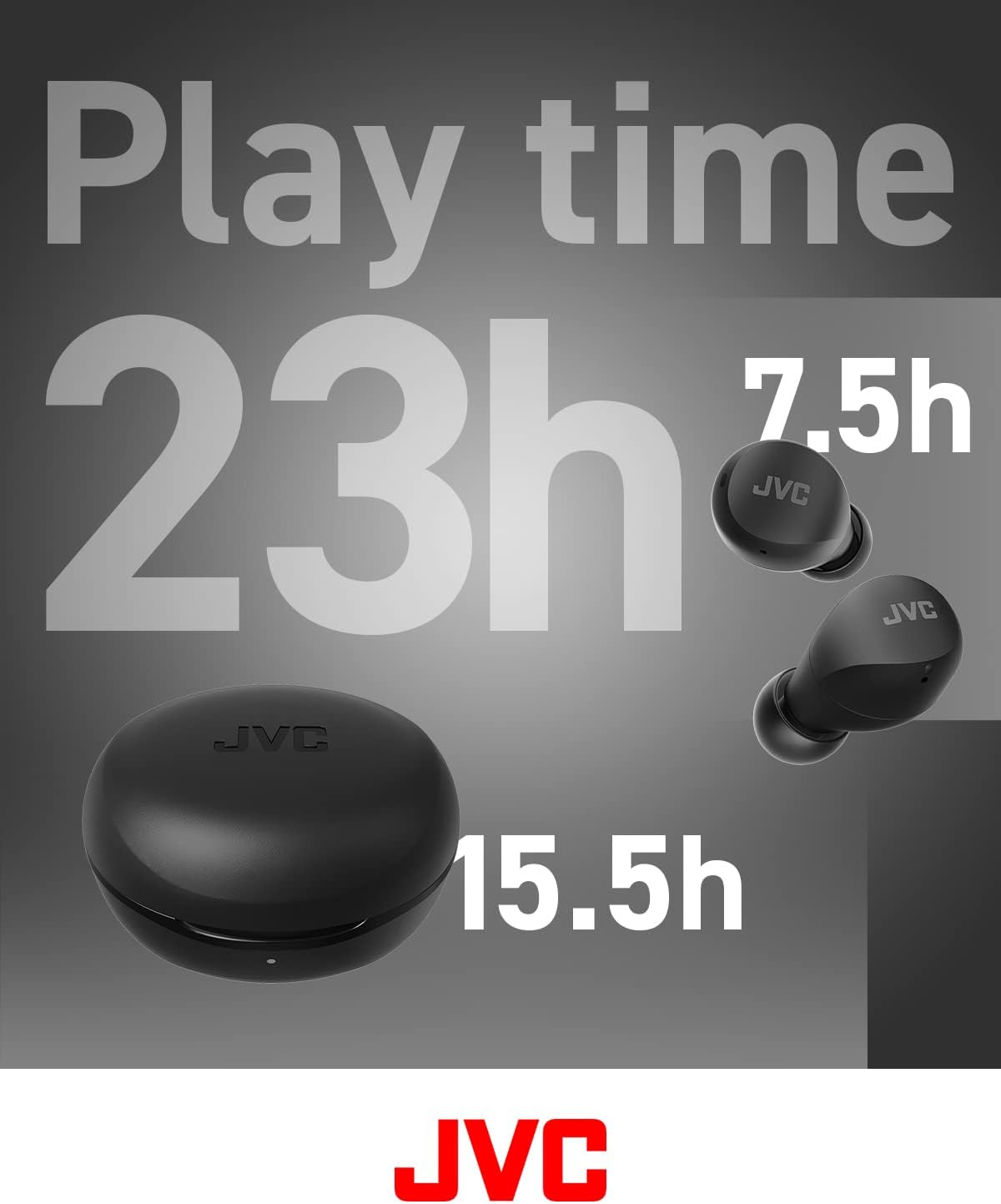 Thumbnail 3 de JVC HA-Z66T-B Gumy Mini True Wireless Earbuds: compact design, 23‑hour playback and IPX4