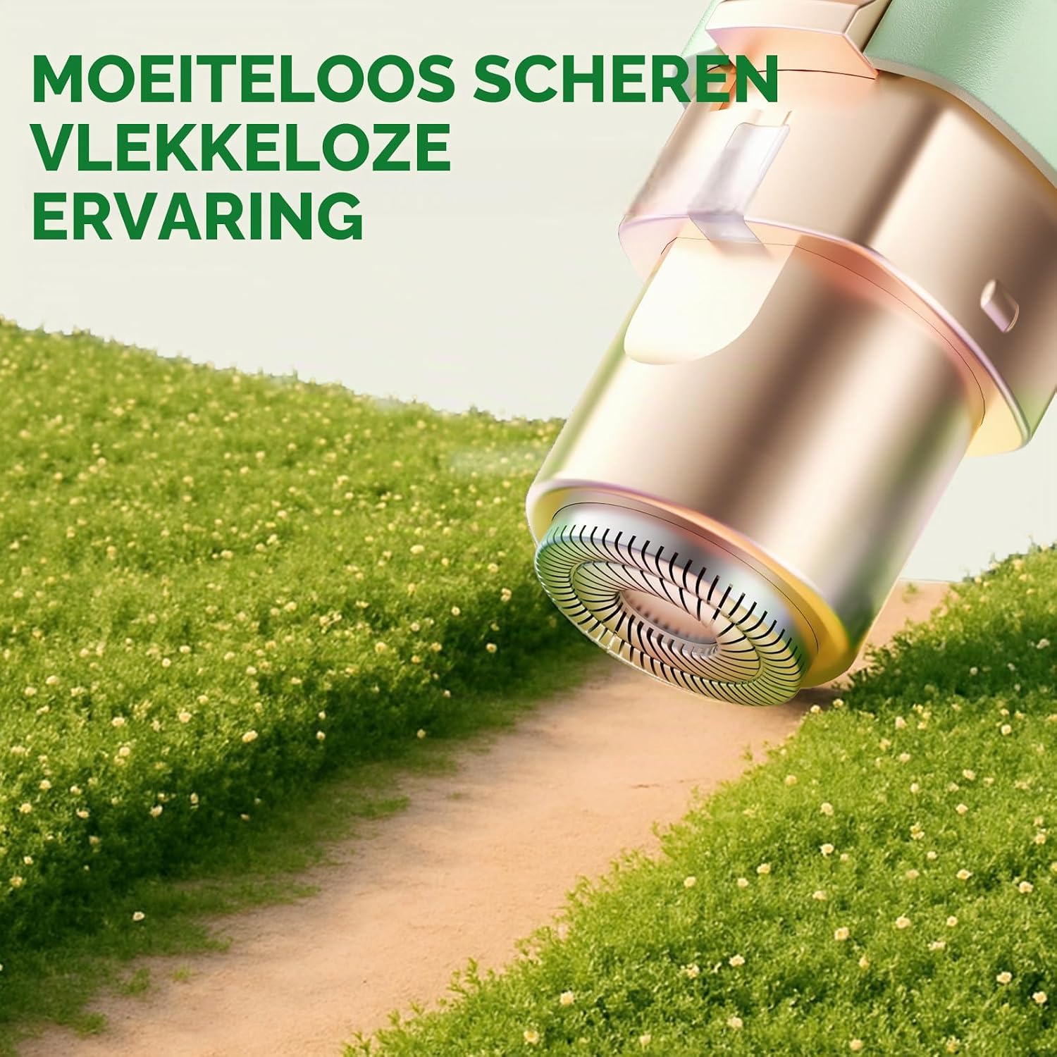 Thumbnail 6 de VG VOGCREST 2-in-1 wenkbrauwtrimmer en gezichtshaarverwijderaar, groen