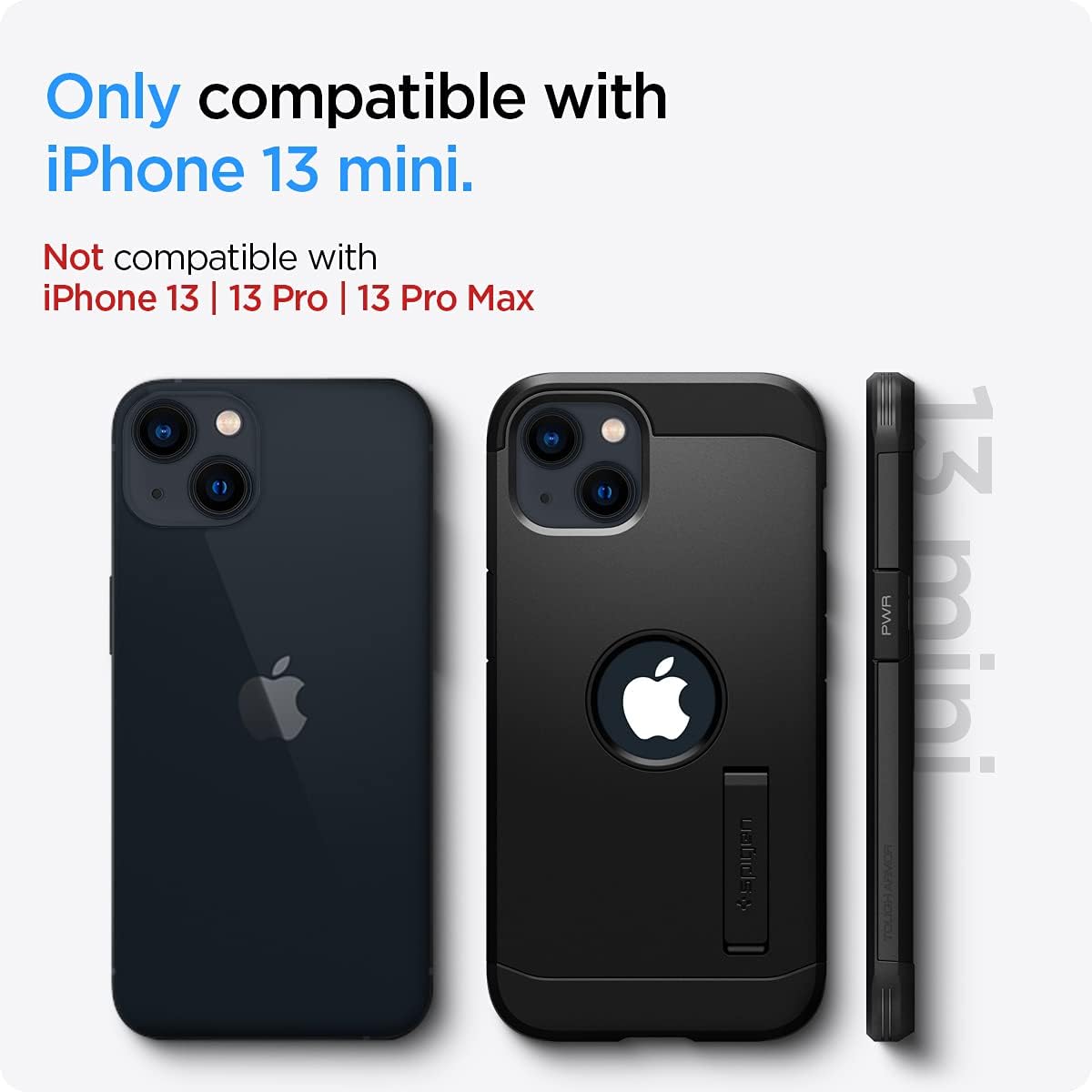 Thumbnail 1 de Spigen Tough Armor iPhone 13 mini coque noire