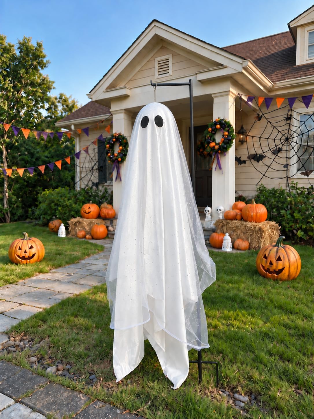 Detalle de Nagudenfo Ghost1.2-D-R-S 47-Inch Halloween Ghost with Remote Timer