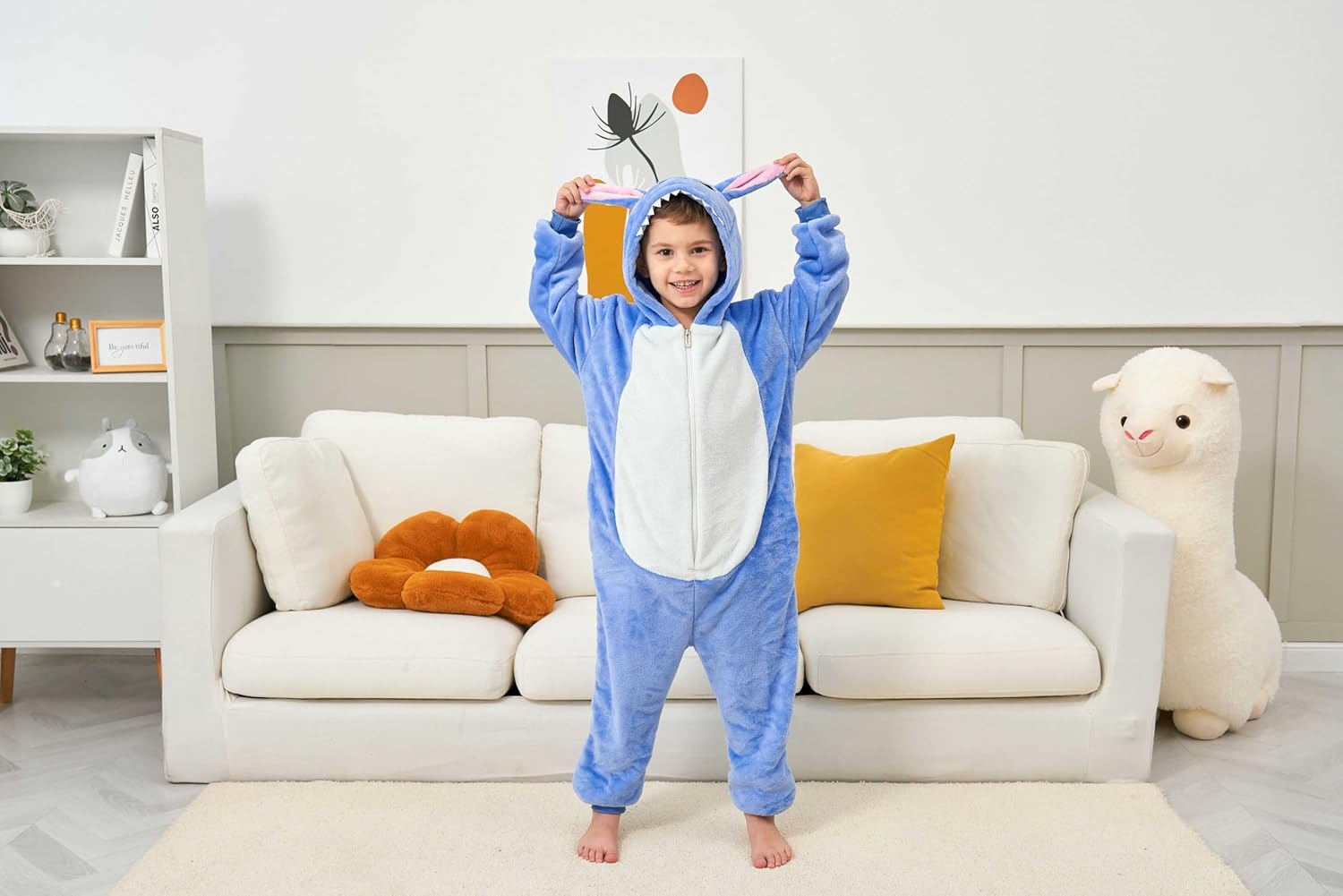 Detalle de Todler Ctpy Unisex Animal Onesie Pajamas
