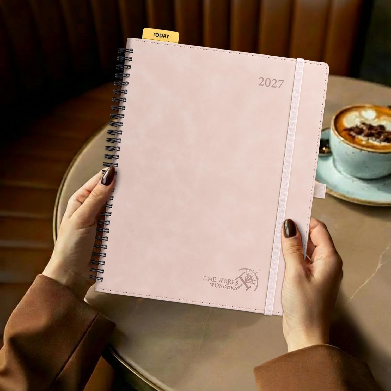 Thumbnail 6 de POPRUN 2027-WENLK7-BK Planner, 8.5" x 10.5", Weekly & Monthly, 100 GSM Paper