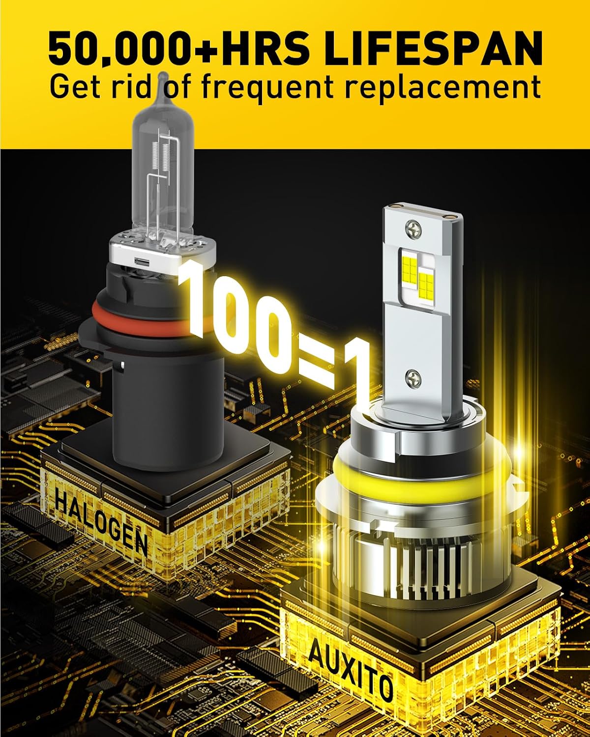 Thumbnail 5 de AUXITO 9007 LED Bulbs