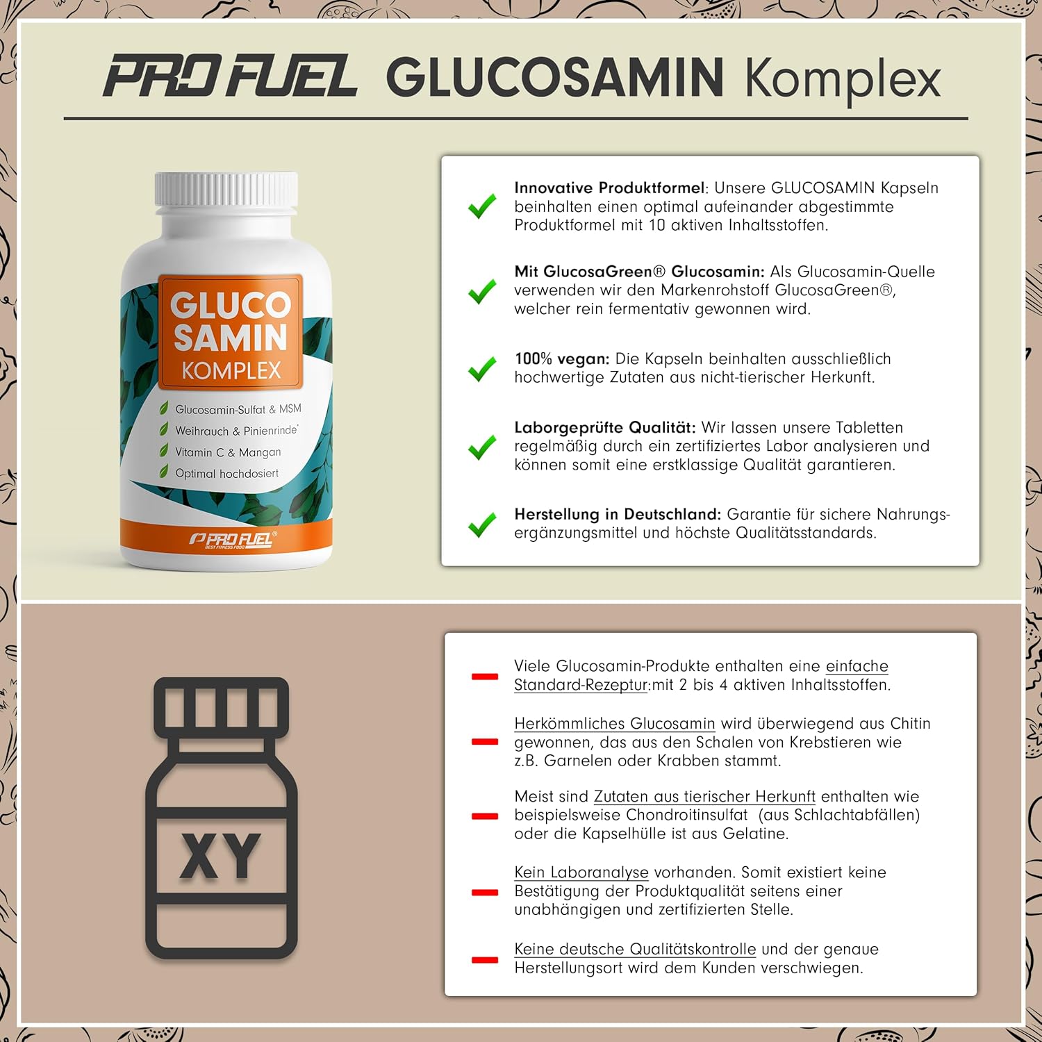 Thumbnail 2 de Glucosamin Komplex 180 Kapseln 💊