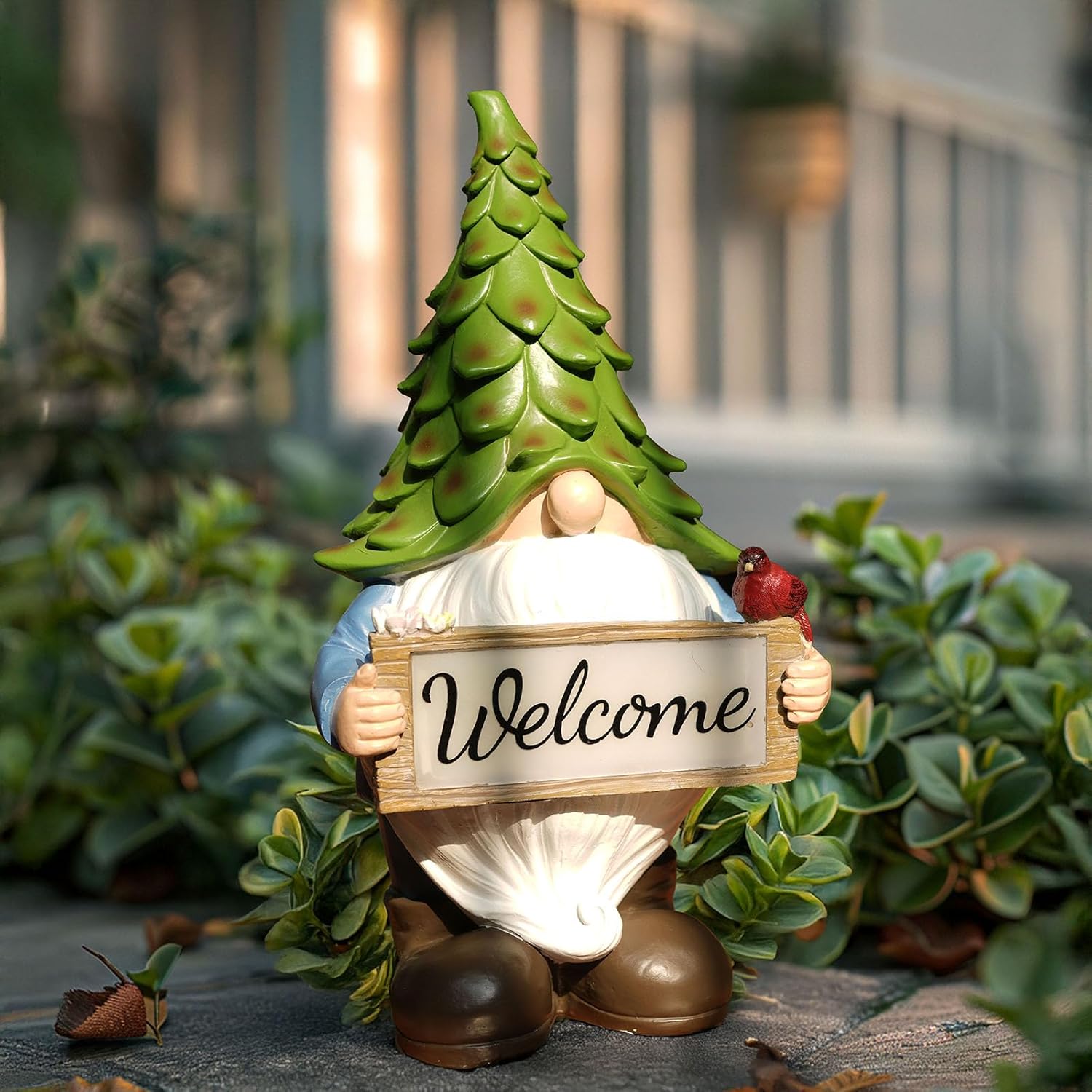 hvfun 13.5” Solar Gnome Statue