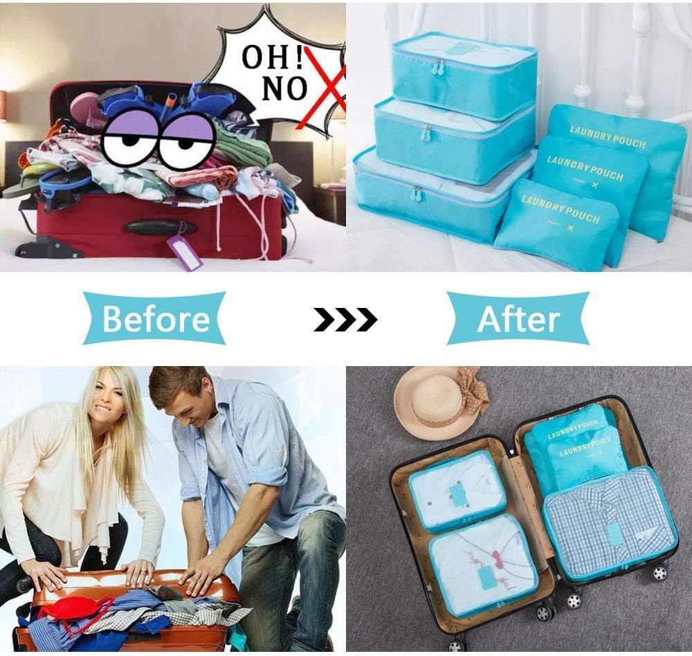 Thumbnail 4 de Vicloon Koffer Organizer 8-teiliges Set