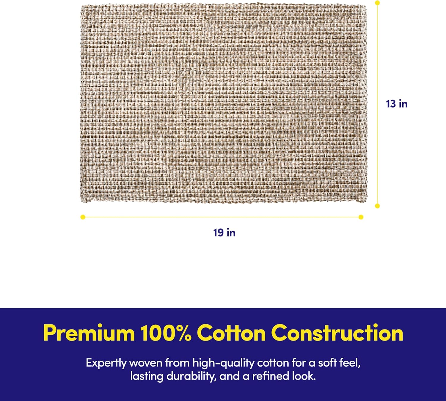Detalle de Sweet Home Collection Cotton Placemats 100% Cotton