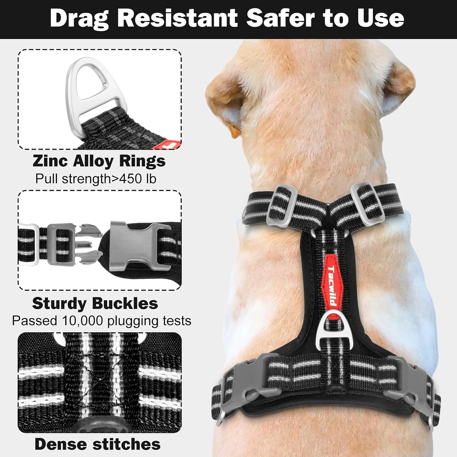 Thumbnail 6 de Tacwild Dog Harness Size S