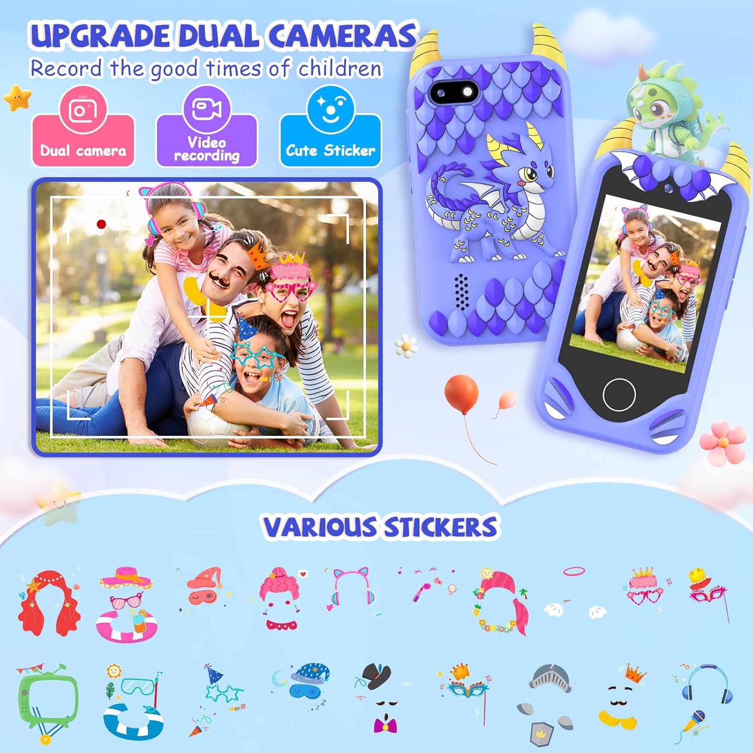 Detalle 2 de Kids Smart Phone 32 GB toy phone for toddlers