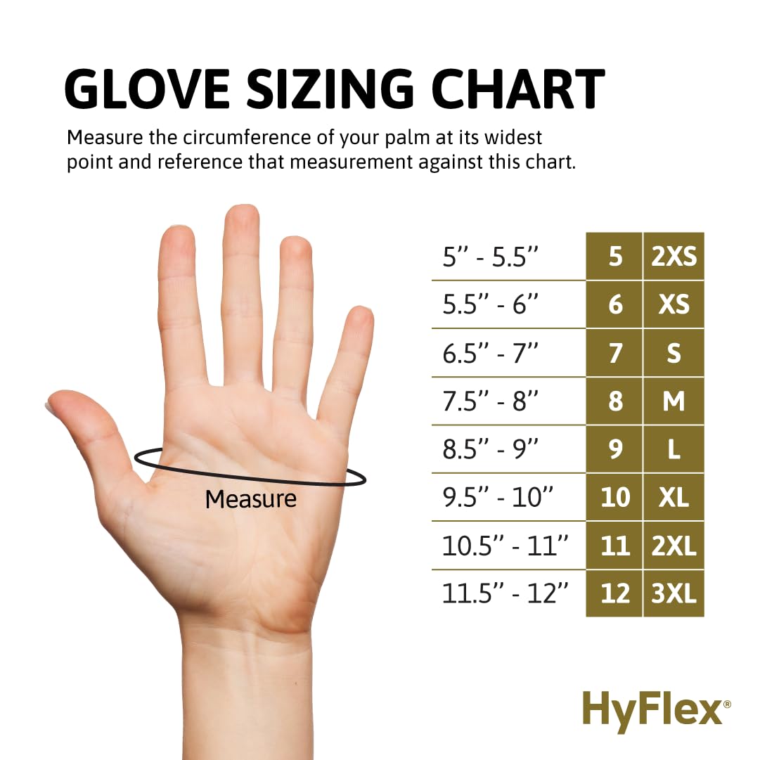 Thumbnail 3 de Ansell HyFlex 11-840 gants de travail taille L 12 paires 🧤